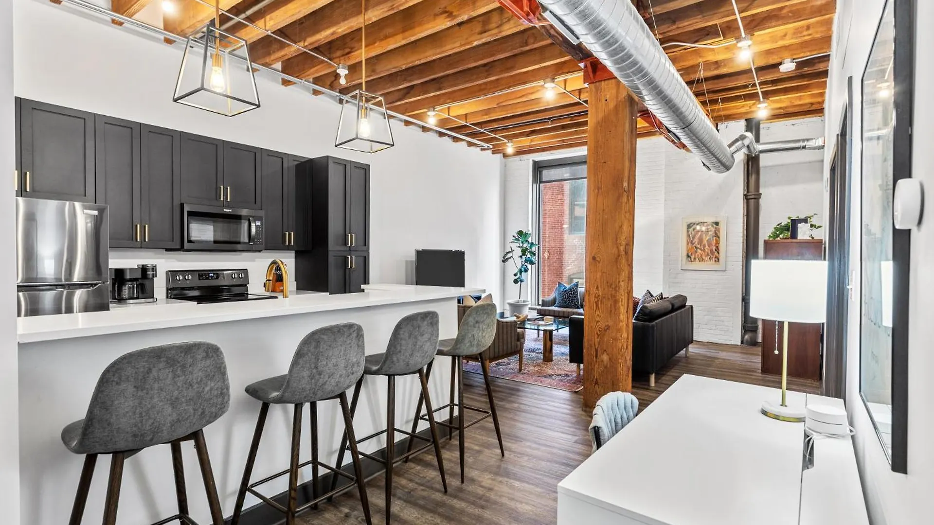 Apartment Ferienwohnung 2Br Loft-Parking-Gym-Roof Deck-4K Saint Louis
